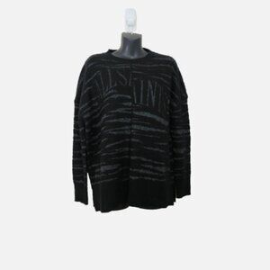 All Saints Size Small Split Saints Tiger Wool Knit Oversized Sweater Jumper